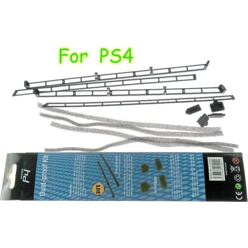 10Sets Sponge Dust Proof Cover Case Mesh Stopper Pack Kit for PS4 slim Pro Gaming Console Protection Net Plug Dust-Proof Case