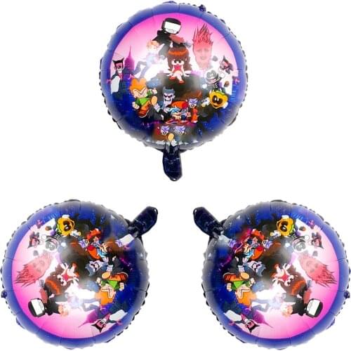 1pcs/lot Friday Night Funkin Theme Happy Birthday Party Decorate Foil Balloons Kids Boys Favors Events Baby Shower Gifts Ballon