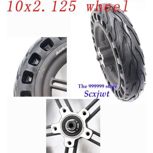10*2.125 honeycomb block Solid Tyre With Hub 10 inch 10X2.125 solid Wheel for 10 inch Electric Scooter accessories