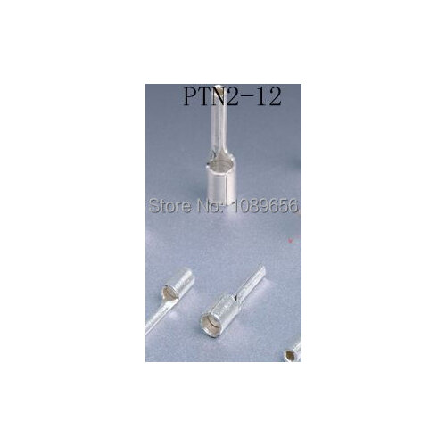 1000PCS PTN2-12 Pin-Shaped Naked Terminal Cold pressed terminals Cable Connector Wire Connector