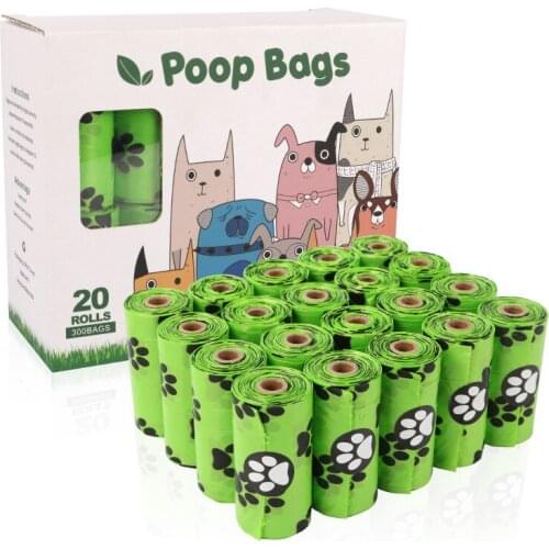 20/16/12/10/8/4Pcs Pet Garbage Bag Portable Poop Picking Medicine Rubbish Storage Bags Portable Environmentally Friendly Bag