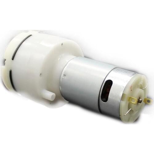 555 Air Pump 12V High Flow Vacuum Pump DIY Manual Fish Tank Aeration Pump Motor Exhaust Pump
