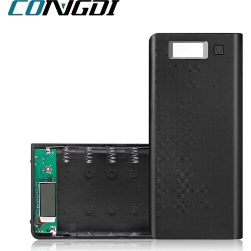 8x18650 Battery Case DIY Power Bank Battery Holder Dual USB Charging Case For Smart Phones DIY Charger Box Without Battery