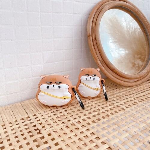 Headphone Case For Apple AirPods pro 1 2 headset cases Cute Cartoon 3D Lovely cat wireless Earphone Cover Fundas Accessories box