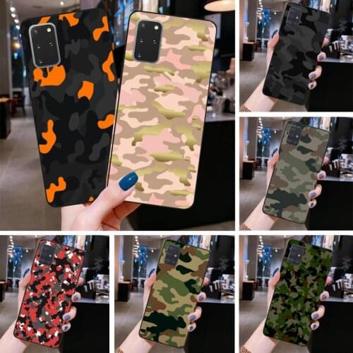 Camouflage Pattern Camo military Army Phone Case For Samsung Galaxy S21 Plus Ultra S20 FE M11 S8 S9 plus S10 5G lite 2020