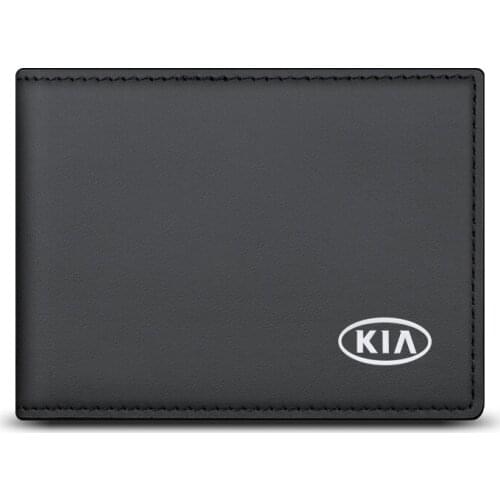 Genuine Leather Drivers License Case Motor Vehicle Driving For Kia Cover Credit Id Card Wallet Holder Tarjetero Car Accessories