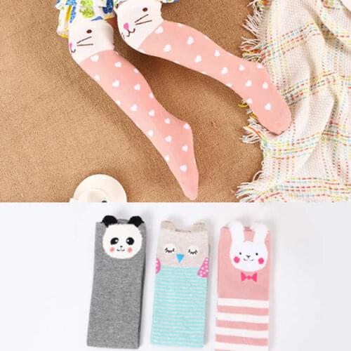 Children Render Stereo Ear Leg Warmers Animals Stockings Hosiery for Students for Straight Autumn/winter Knee High Leg Warmers