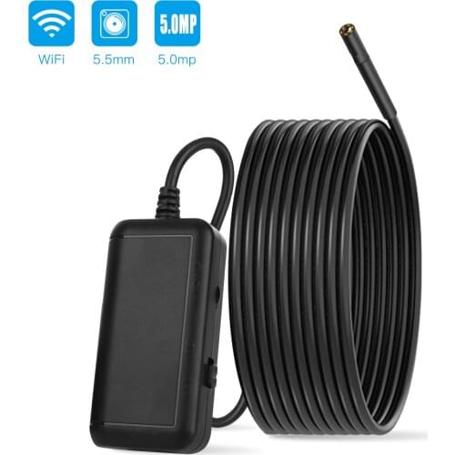 50pcs Wireless WIFI Endoscope For Android and ISO Water-proof IP68 F220 5.5mm WIFI Endoscope