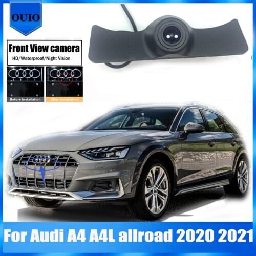 HD Car Front View camera | For Audi A4 A4L allroad 2020 2021 Night Vision / waterproof Front Camera / Parking LOGO Front Camera