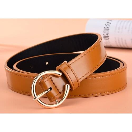 Hot Fashion Women PU Belt Metal Buckle Waistband Designer Student Wild Jeans Dress Long Waist Strap cinturon mujer