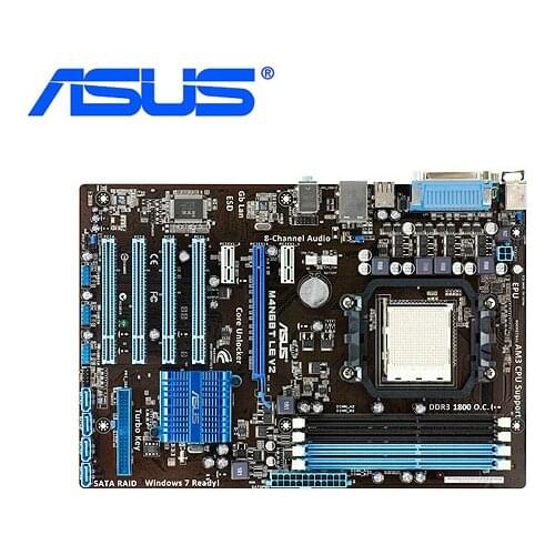 ASUS M4N68T LE V2 Motherboard M-ATX M4N68T LE V2 Systemboard M4N68T DDR3 Socket AM3 For NVIDIA nForce630A Desktop Mainboard Used