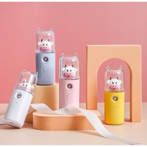 2019 Cute Portable Mini Mist Humidifier Quiet Personal Humidifier Diffuser Cool Mist Humidifier For Home Office