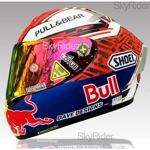Full Face Motorcycle helmet X 14 93 marquez red blue ant Riding Motocross Racing Motobike Helmet