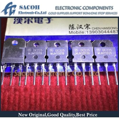 Free Shipping 10pairs MJH11019G MJH11019 + MJH11020G MJH11020 TO-218 DARLINGTON COMPLEMENTARY SILICON POWER TRANSISTORS