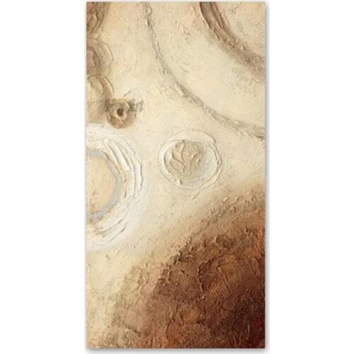 Semi-circular Arc Design Oil Painting On Canvas Modern Abstract Handmade Oil Painting Abstract Home Decor Living Room Unframed