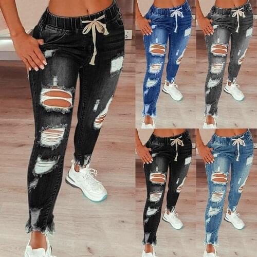 Женские рваные джинсы Puimentiua China At AliExpress