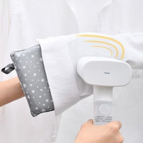 Hand-Held Mini Ironing Pad Sleeve Ironing Board Holder Heat Resistant Glove for Clothes Garment Steamer PortabLe Iron Table Rack