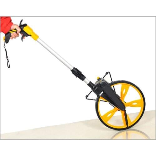 Handle10000m grade aluminum alloy wheel range finder Measuring Wheel , high quality, collapsible Measuring tool machine handheld