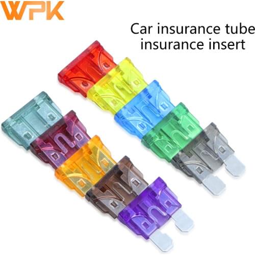 Car Insurance Tube Xenon Lamp Fuse Medium And Small Insurance Insert 5A 15A 10A 20A 35A 40A 10Pcs