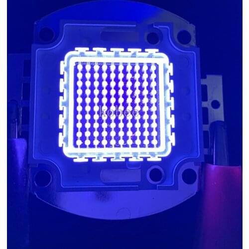 3W 10W 20W 30W 50W 100W High Power Light UV Purple LED 395nm Ultraviolet Bulbs Lamp Chips