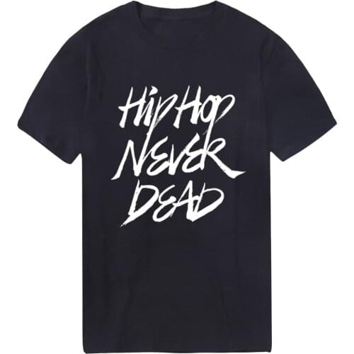 Hip Hop Never Dead Mens T Shirts Short Sleeve Cotton Oversize Tshirts Vintage Punk Male Bodybuilding Tops Tees Homme Camiaetas