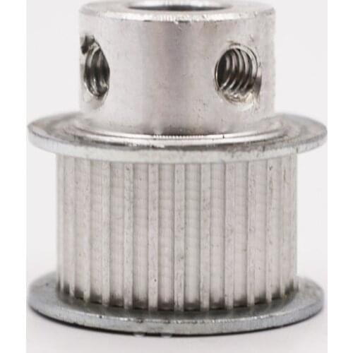 BF Type 2GT 30 Teeth 16mm Width 5/6/6.35mm Inner Bore 30T Timing Pulley 2mm Pitch Aluminum GT2 Synchronous Wheel