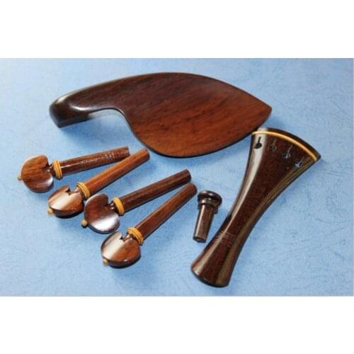 1 set high quality Snakewood violin fittings 4/4, violin parts accessorie #3605