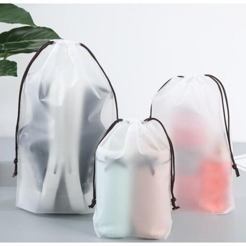10Pcs Cosmetic Bag Printing Travel Pouch Dust-proof Bag Makeup Case Drawstring Organizer Toiletry Wash Beauty Kit Storage Pouch