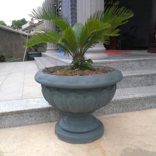 62cm (24.41in) GRC Durable ABS Home Gardening Bottom Casting Round Cup Shape Bonsai DIY Round Concrete/ Cement Flower Pot Mold