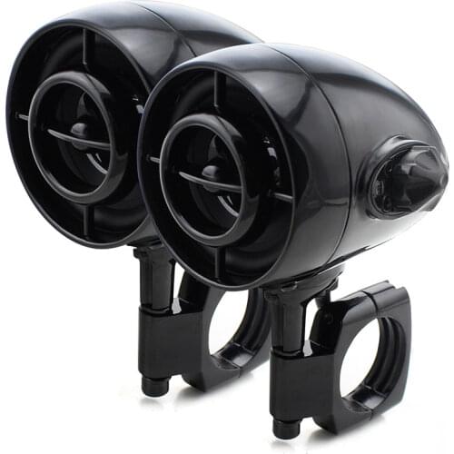 Bluetooth Motorcycle Stereo Speakers 80W Bluetooth Speaker USB AUX MP3 Audio FM Radio System for Motorcycles/ATV/UTV/Boat