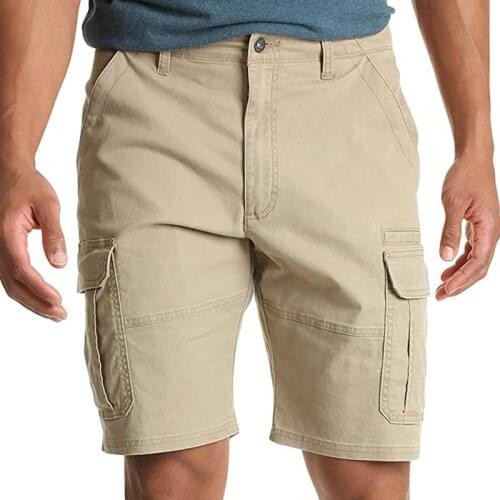 Men Military Cargo Shorts 2021 Army Camouflage Tactical Joggers Shorts Quick Dry Cotton Loose Work Casual Short Pants Plus Size