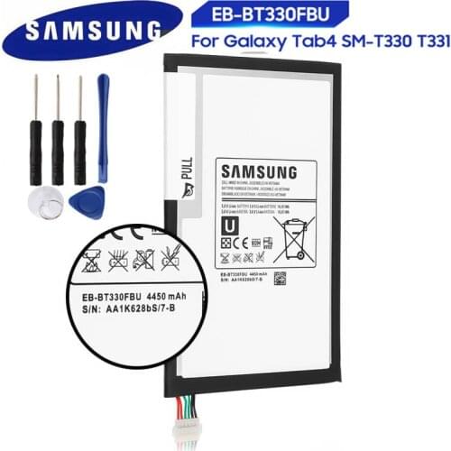 EB-BT330FBU EB-BT330FBE 4450mAh SAMSUNG Original Battery For Samsung Galaxy Tab 4 8.0 SM-T330 SM-T331 T330 T331 T335