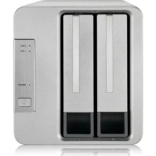 Terramaster DAS 2bay 2.5'/3.5"inch SATA HDD Enclosure two-tray usb3.1 10Gbps high-speed Raid function support upto 24TB storage