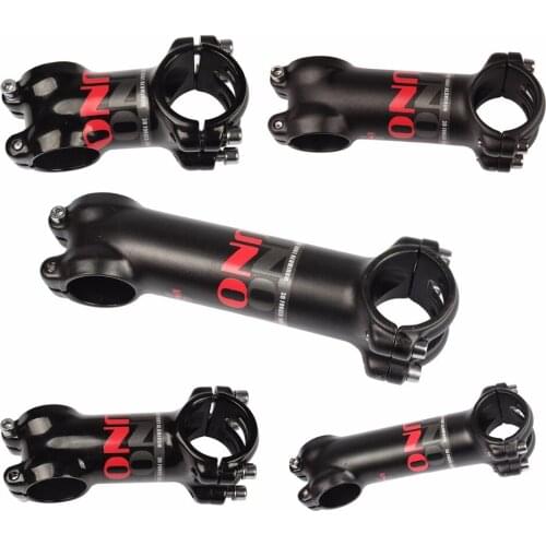 MTB Road Bike Stem 7 17 Degrees shiny 60/70/80/90/100/110/120/130mm Aluminium Alloy Handlebar Clamp Mountain Bicycle Stem