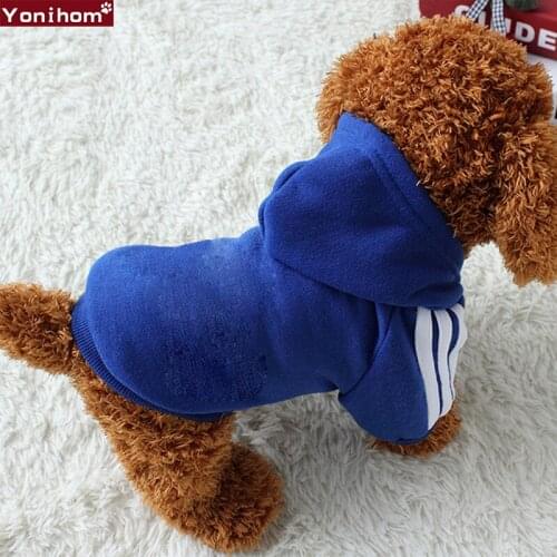 New Pet Clothes Dog Clothing Coat Jacket Hoodie Sweater Clothes For Dogs Cotton Clothing For Dogs Sports Style Pet Dog Clothes