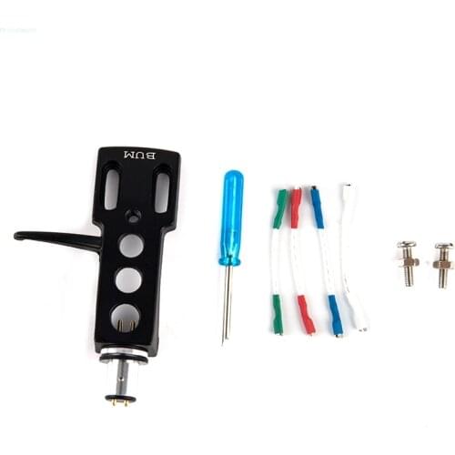 Turntable Headshell Mount Universal LP Phono Cartridge Replacement Head Holder Phonograph Head Holder Phonograph Head Holder