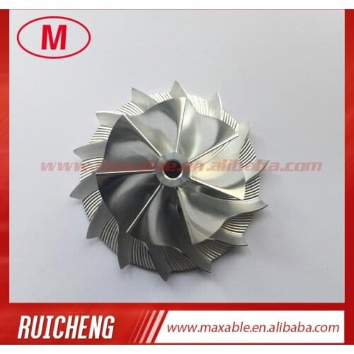 TD04HL 44.00/62.00mm 7+7 blades forward high performance turbocharger billet/milling/aluminum 2618 compressor wheel