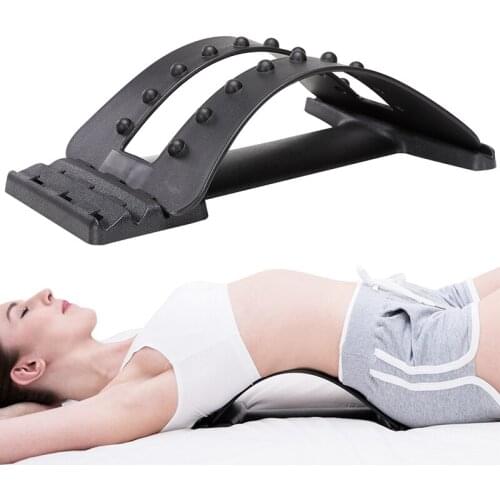 Magic Back Stretcher Lumbar Support Device Back Pain Relief Adjustable Settings for Back Stretcher Device