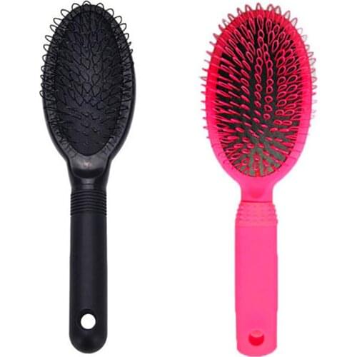 Women Hair Extension Hair Brush Loop for Silicone Micro Ring Fusion Bond Anti Static Styling Tools Salon Hair Care