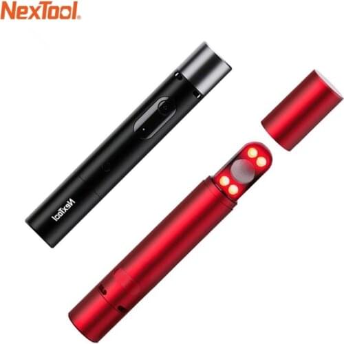 Youpin Nextool Flashlight Strong light flash Door alarm High voltage double arc Sound Light Alarm 500 lumens Safe Tools Outdoor
