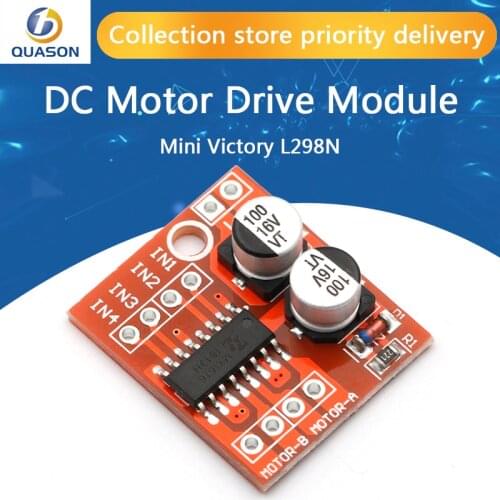 10PCS DC Motor Drive Module Reversing PWM Speed Dual H Bridge Stepper Motor Mini Victory L298N