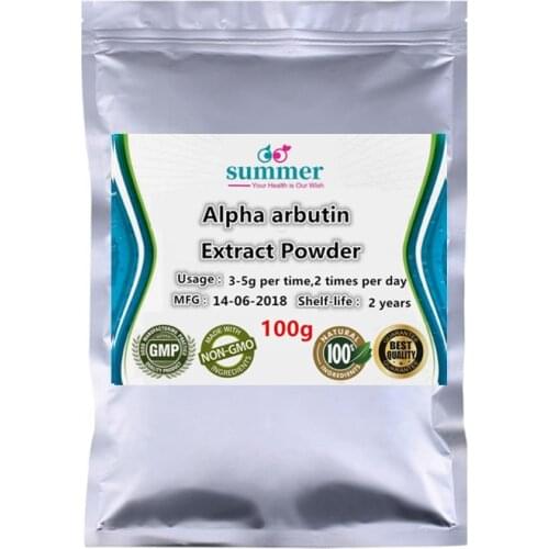 100-1000g Natural skin lightening-Alpha arbutin extract,Arbutin extract powder for anti-inflammatory drugs raw materials