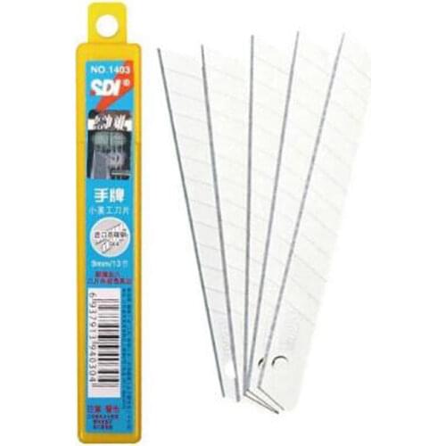 100pcs SDI 1403 9mm High-carbon Steel Spare Blades for SDI Cutter Knife
