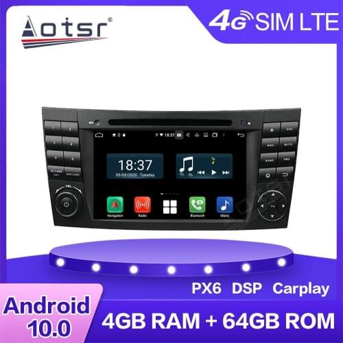 Car Android DVD Player For Benz W211 W219 W463 2002 - 2009 Multimedia Radio Stereo PX6 Car GPS Navigation 4 LTE WIFI BT Headunit
