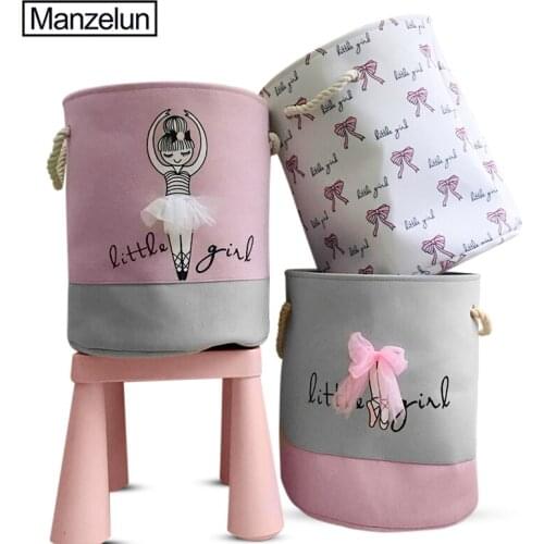 Ballet Girl Laundry Basket Dirty Clothes Storage Bag Basket Toy Sundries Storage Organizer for Washing Machine