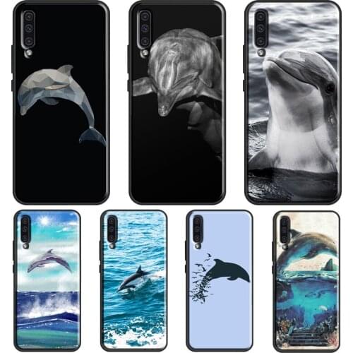 Dolphin For Samsung A21S A20e A02S A20 A40 A50 A70 A12 A32 A42 A52 A72 A31 A41 A51 A71 Phone Case
