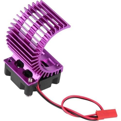 Electric Motor Proof Cover Heat Sink With Cooling Fan For 1/10 Electric RC Car 540/550/3650 Motor RC Cars Accessories