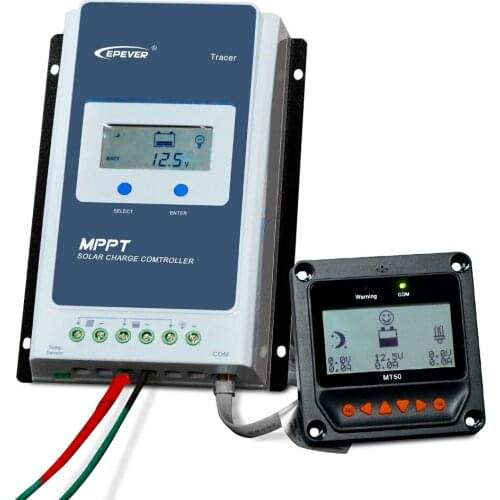 EPever new arriving lcd display 12v 24v auto 30a solar charger controller mppt use for solar power system