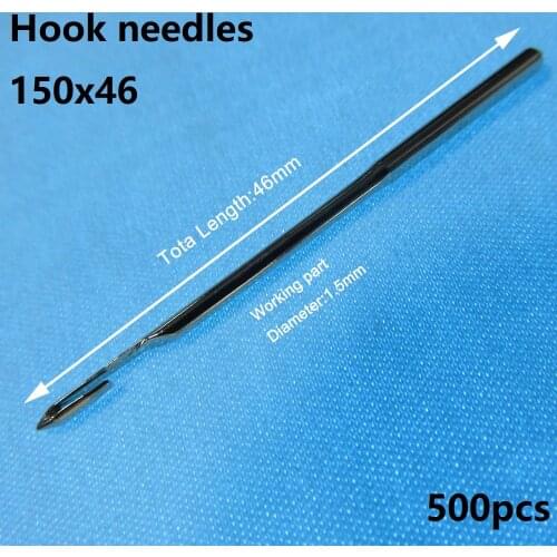 500pcs Hook needles for National Book sewing machine 150X46 muller martini 3210.1544.3 BOZ-13