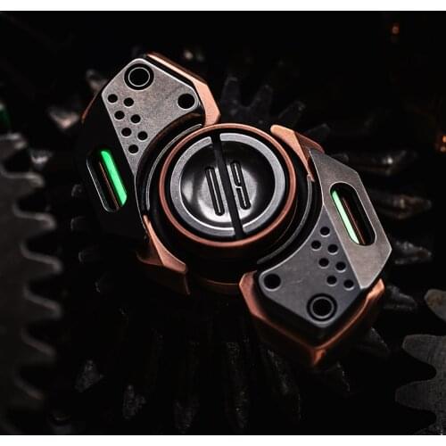 LAUTIE BIT 09 fingertip gyro titanium alloy zirconium copper stainless steel adult decompression creative toy gift Fidget pop it